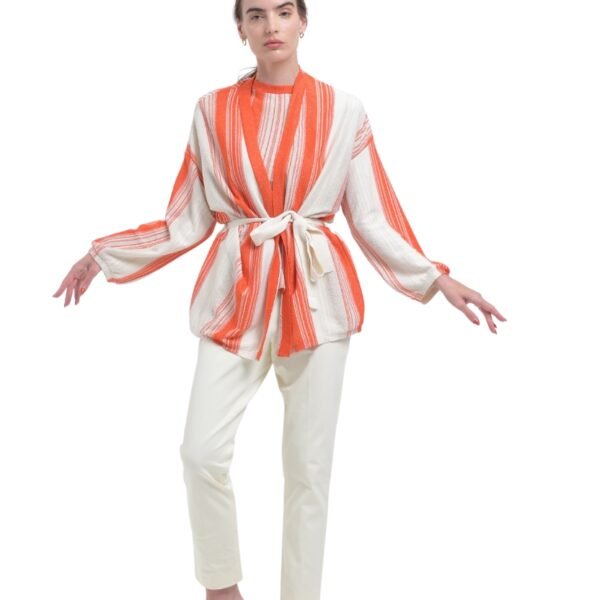 Sunset Citrus Wrap Jacket
